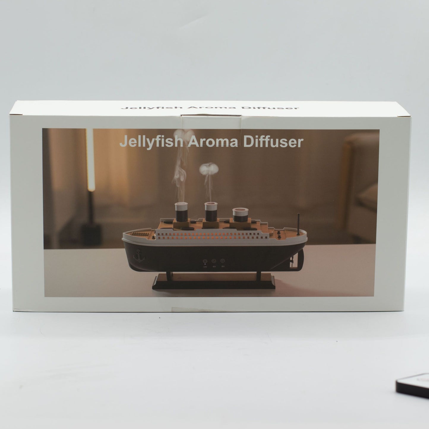 Difusor de Aroma Modelo Barco - LED Mudança de Cor - 250ml
