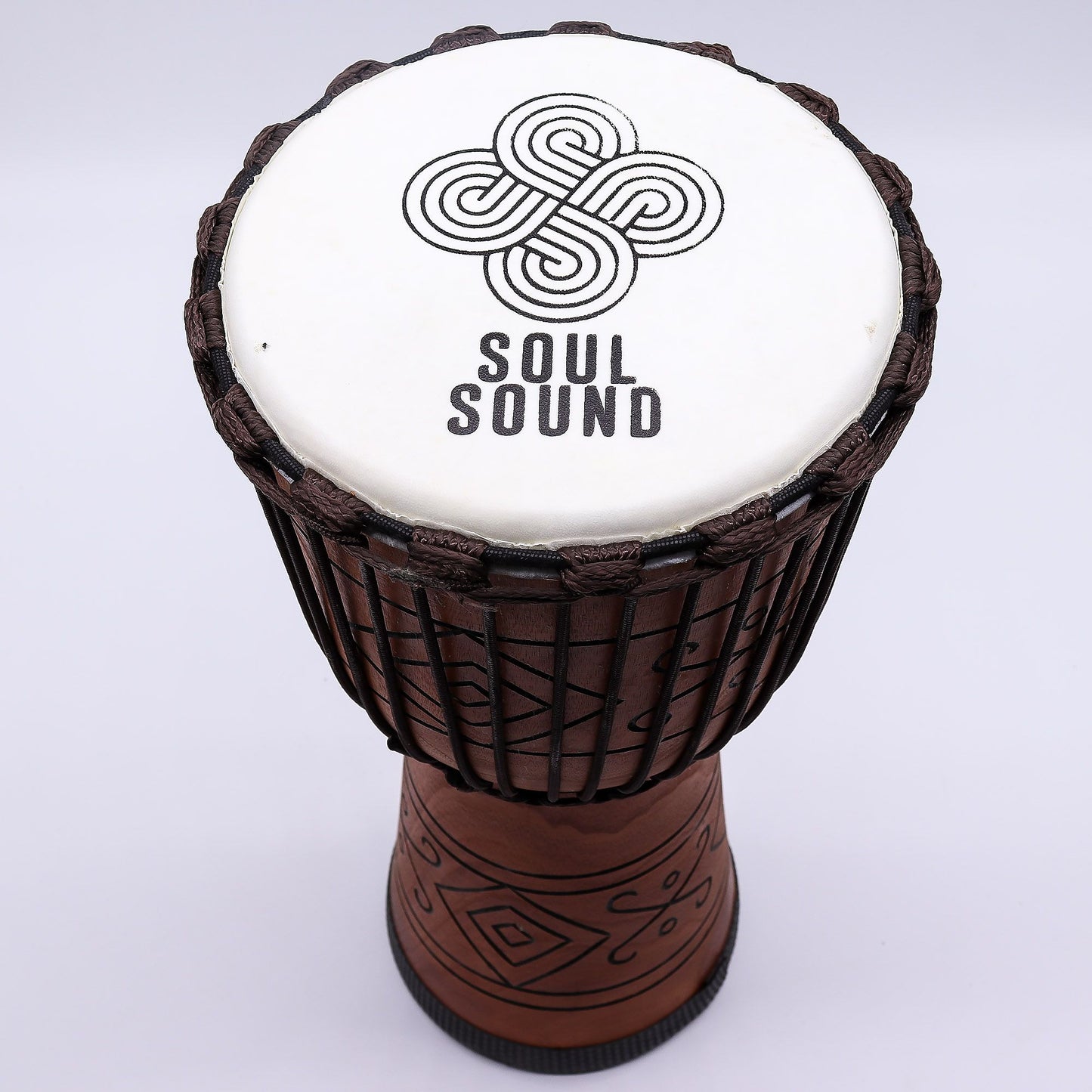 Tambor Djembé Pro Grande - Som da Alma (Grave) - 50cm