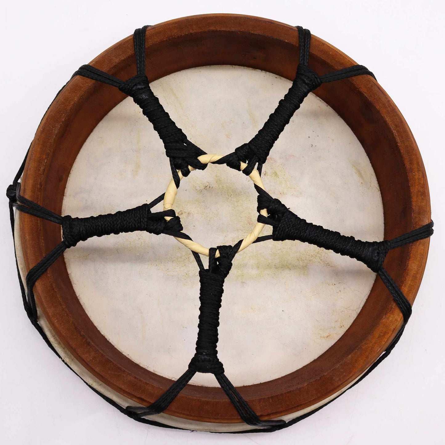 Tambor Xamânico Hamsa com Baqueta - 30cm - [hoc Sensu]