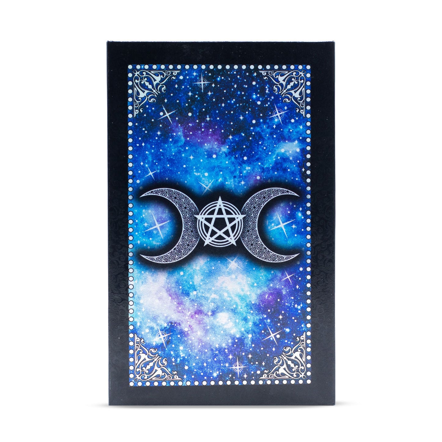 Cartas de Tarot Cara da Lua com Folheto - Azul Metálico