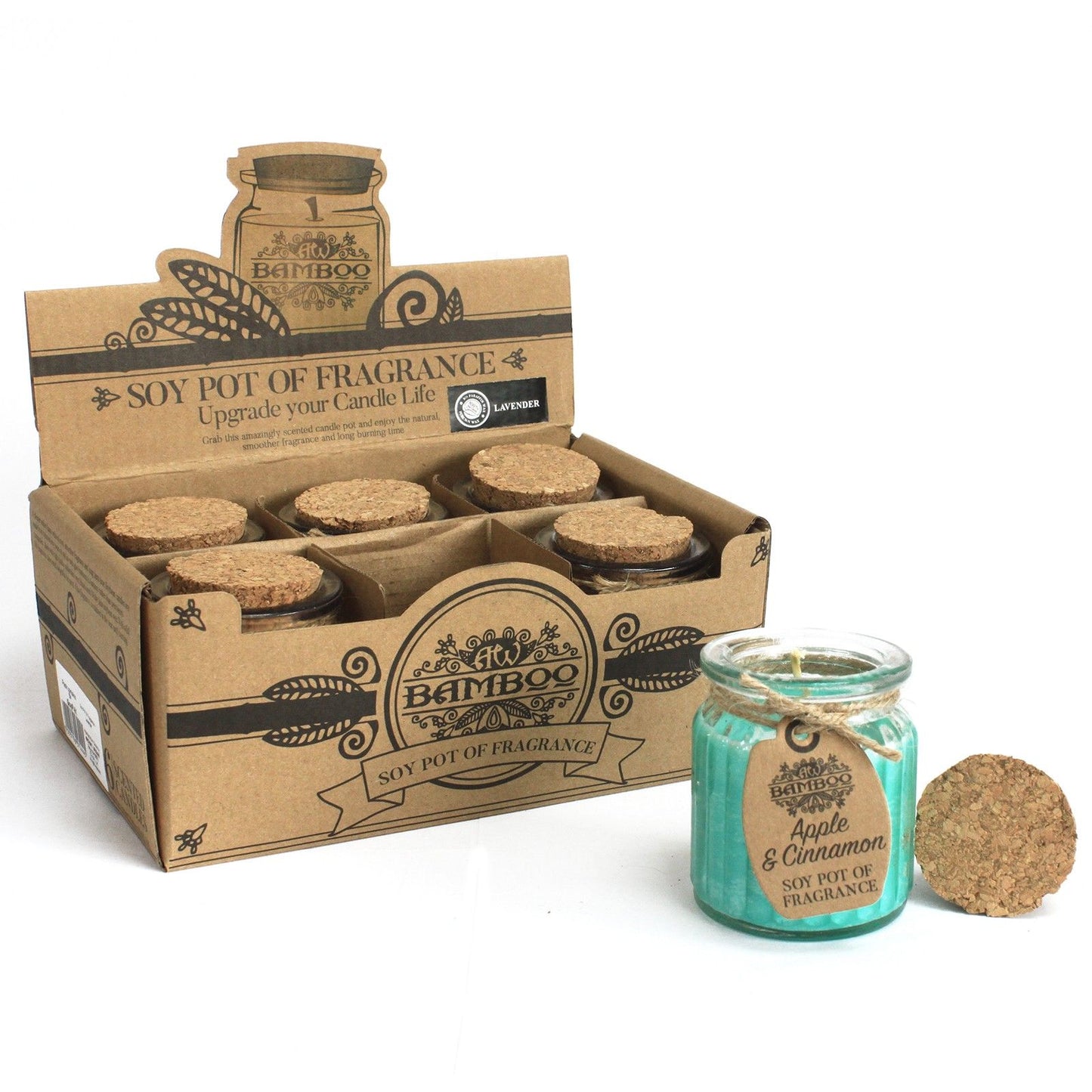 Vela de Cera de Soja - Maçã e Canela